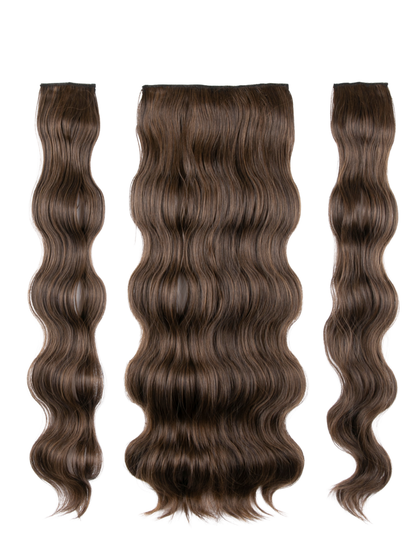 Luxe Hollywood Wave 23" 3 Piece Clip in Hair Extensions