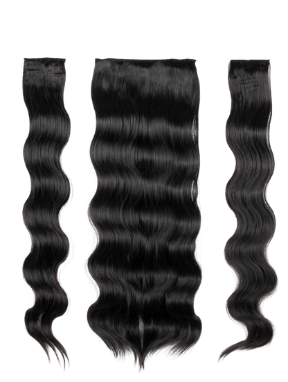 Luxe Hollywood Wave 23" 3 Piece Clip in Hair Extensions
