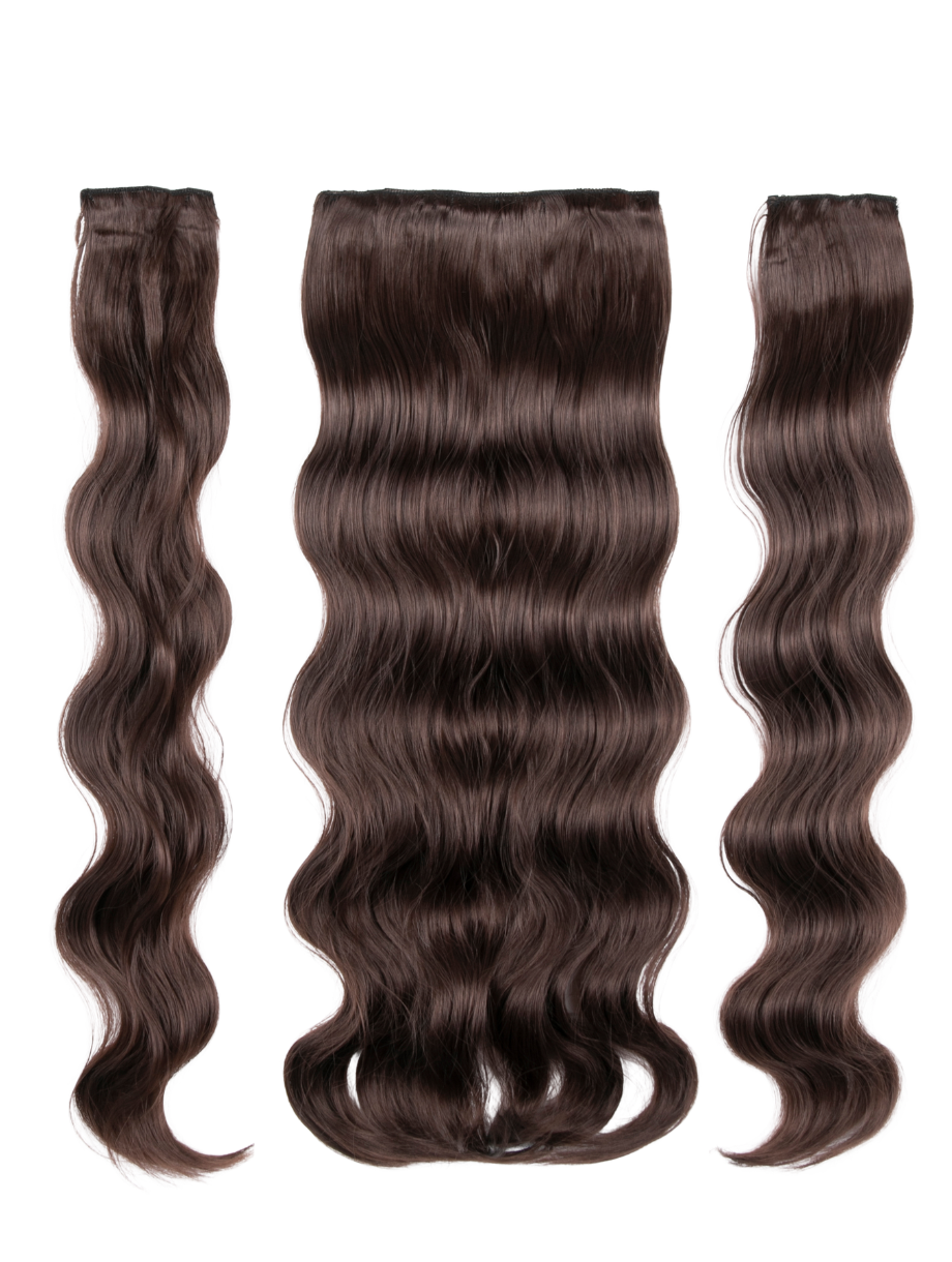 Luxe Hollywood Wave 23" 3 Piece Clip in Hair Extensions