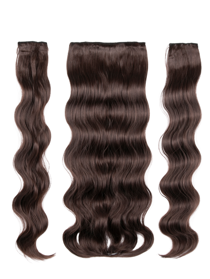 Luxe Hollywood Wave 23" 3 Piece Clip in Hair Extensions