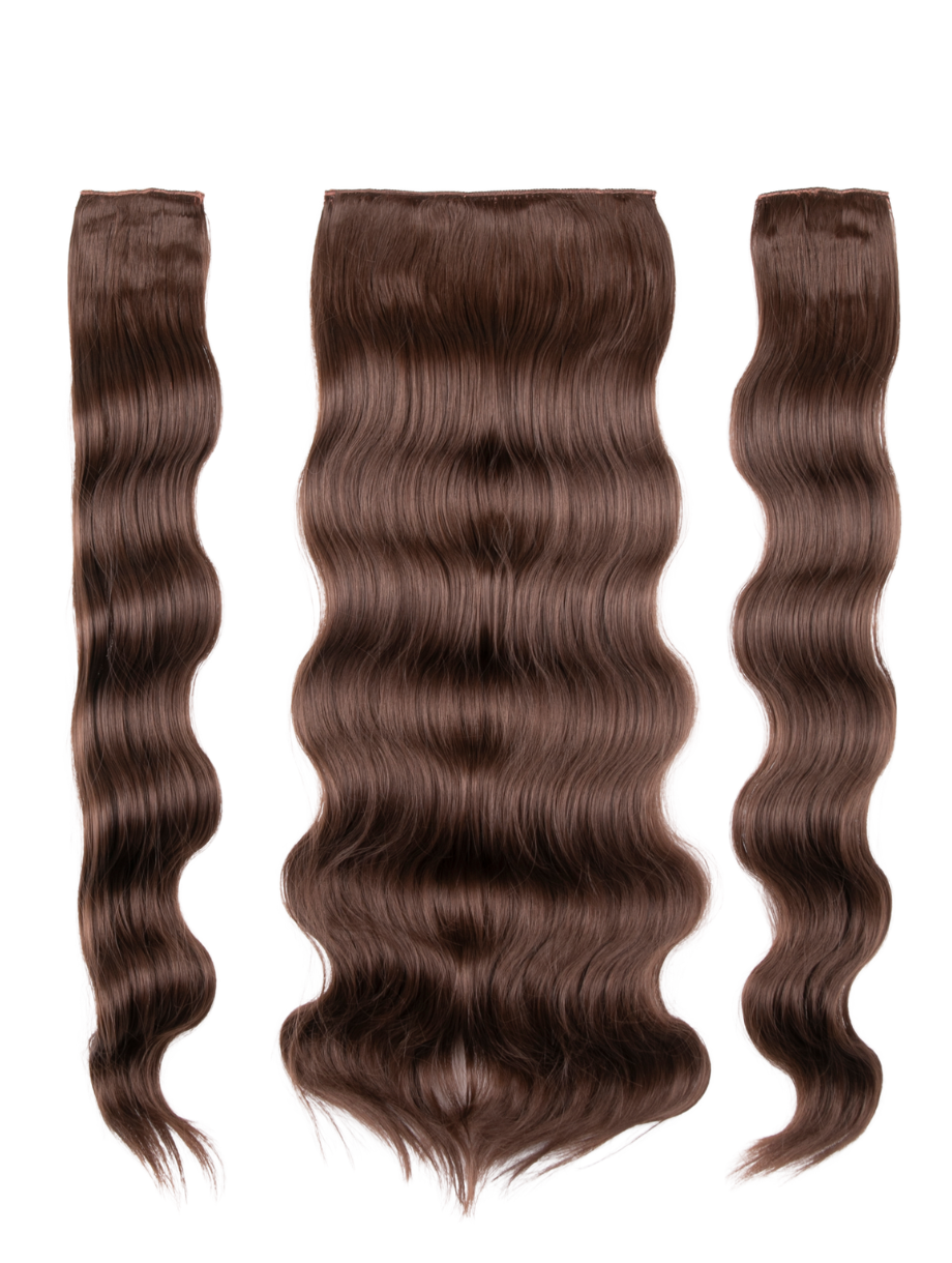 Luxe Hollywood Wave 23" 3 Piece Clip in Hair Extensions