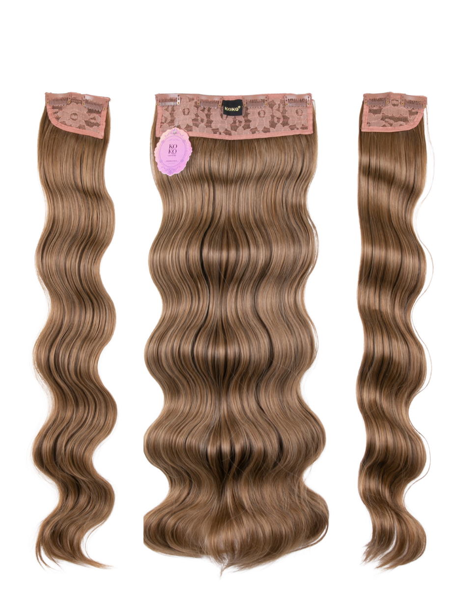 Luxe Hollywood Wave 23" 3 Piece Clip in Hair Extensions