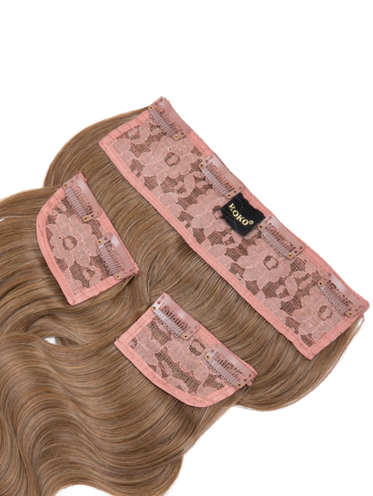 Luxe Hollywood Wave 23" 3 Piece Clip in Hair Extensions