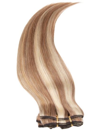 18 Inches Double Drawn Human Hair Clip In Extensions
