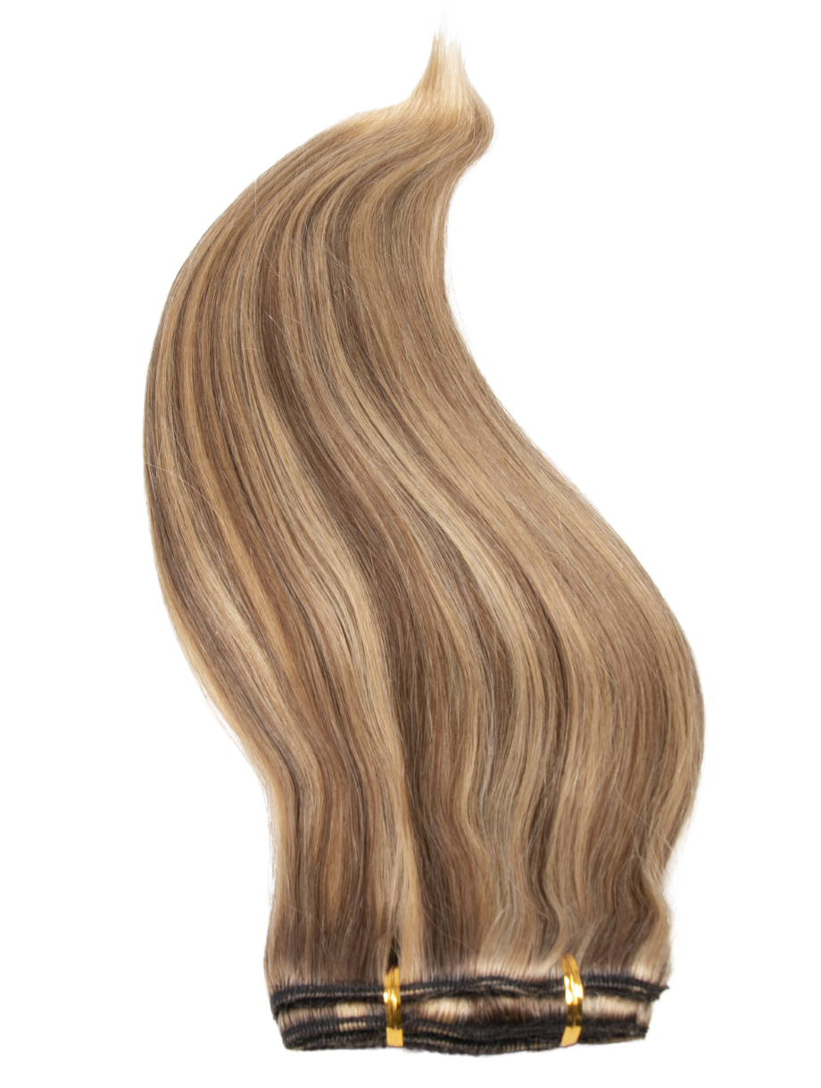 18 Inches Double Drawn Human Hair Clip In Extensions