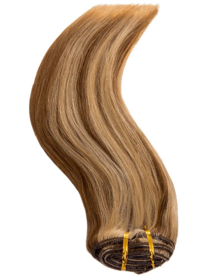 18 Inches Double Drawn Human Hair Clip In Extensions