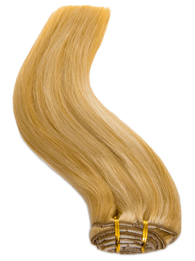 18 Inches Double Drawn Human Hair Clip In Extensions