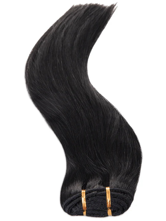 18 Inches Double Drawn Human Hair Clip In Extensions
