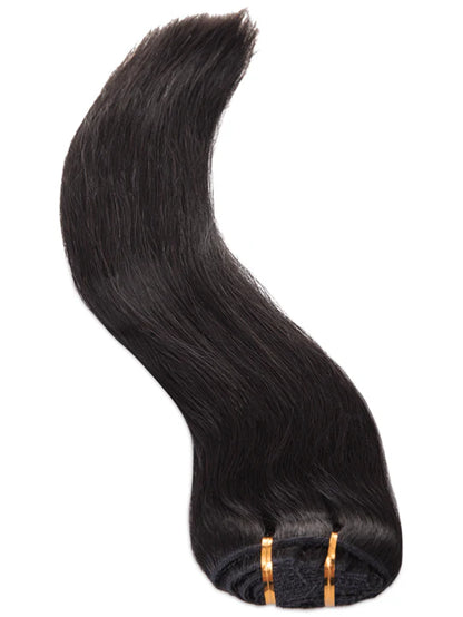 18 Inches Double Drawn Human Hair Clip In Extensions