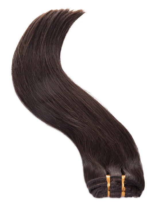 18 Inches Double Drawn Human Hair Clip In Extensions