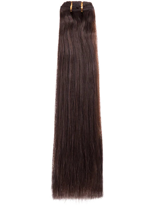 18 Inches Double Drawn Human Hair Clip In Extensions