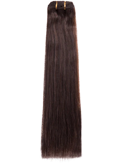 18 Inches Double Drawn Human Hair Clip In Extensions