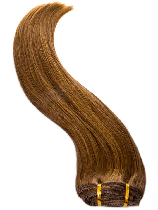 18 Inches Double Drawn Human Hair Clip In Extensions
