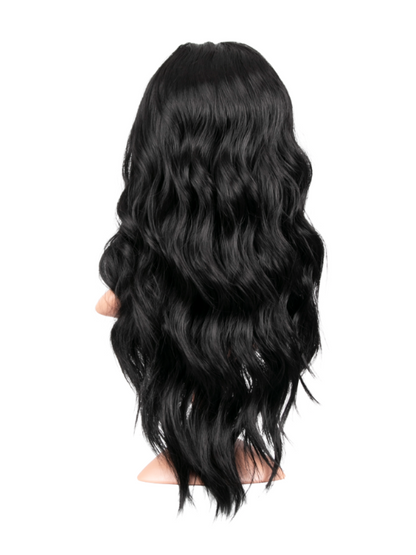 Jasmine Premium Synthetic Fibre Natural Wave Half Head Wig