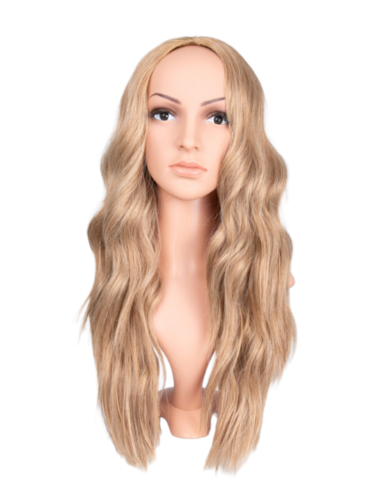 Jasmine Premium Synthetic Fibre Natural Wave Half Head Wig