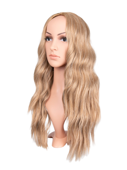 Jasmine Premium Synthetic Fibre Natural Wave Half Head Wig