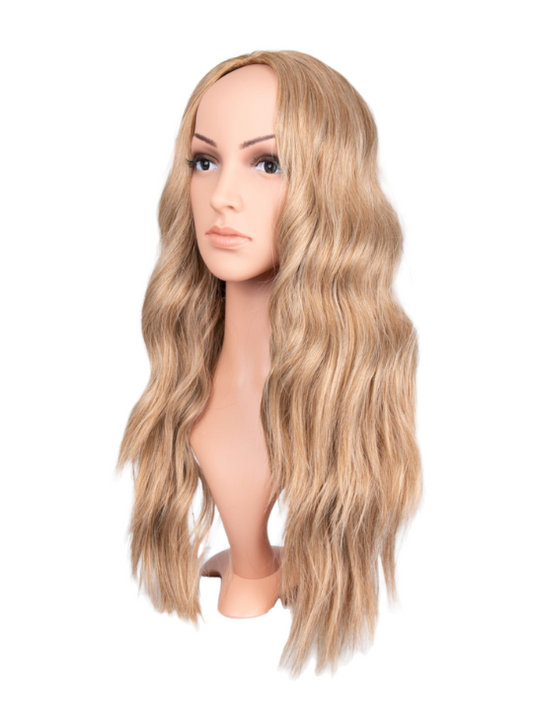 Jasmine Premium Synthetic Fibre Natural Wave Half Head Wig