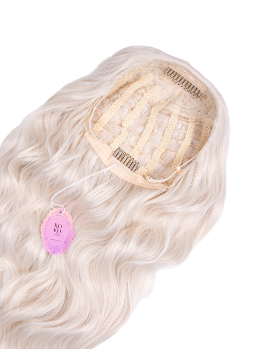 Jasmine Premium Synthetic Fibre Natural Wave Half Head Wig