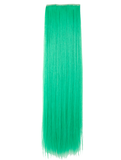 One Piece Straight Multi Colour Clip in Extensions – K001