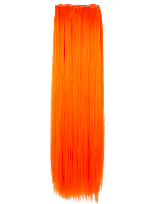 One Piece Straight Multi Colour Clip in Extensions – K001