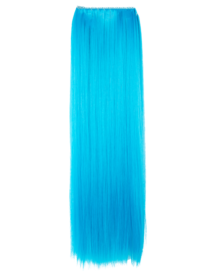 One Piece Straight Multi Colour Clip in Extensions – K001