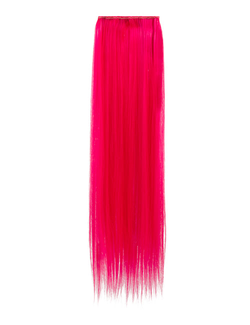 One Piece Straight Multi Colour Clip in Extensions – K001