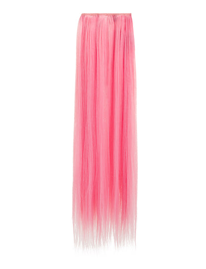One Piece Straight Multi Colour Clip in Extensions – K001