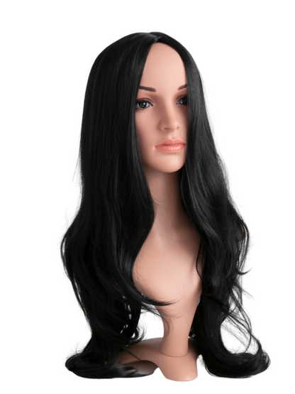 Kaia Natural Wavy Middle Parting Full Head Wig