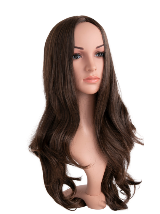 Kaia Natural Wavy Middle Parting Full Head Wig