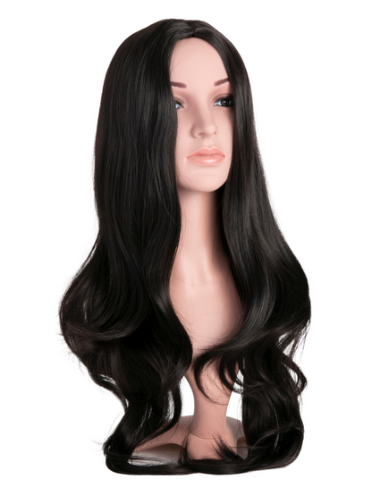 Kaia Natural Wavy Middle Parting Full Head Wig