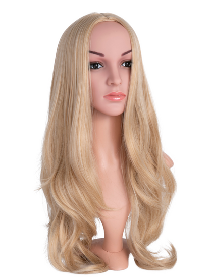 Kaia Natural Wavy Middle Parting Full Head Wig