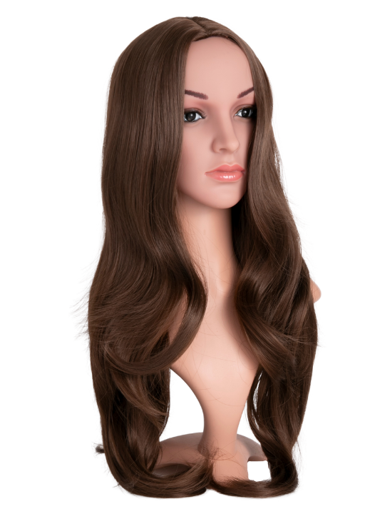 Kaia Natural Wavy Middle Parting Full Head Wig