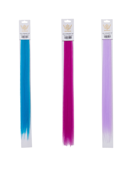 Colourful 20" Highlight Clip in Extension Strips - C20