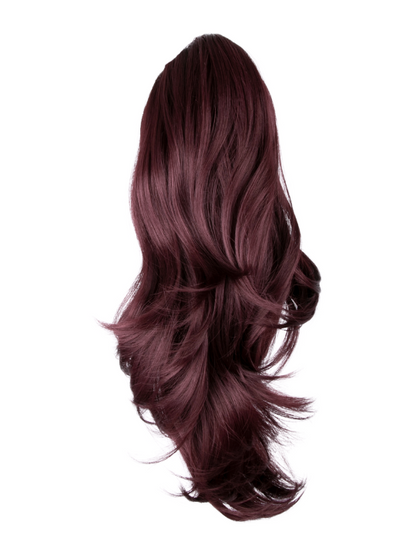 Reversible (2 styles in 1) Drawstring Ponytail - Laurel