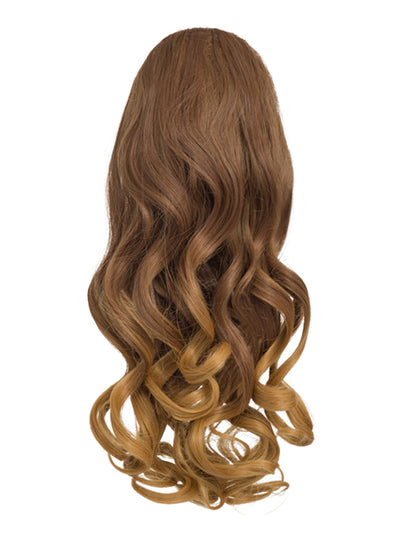 Curly 20" Dip Dye Claw Clip Synthetic Hair Ponytail - LF-39M