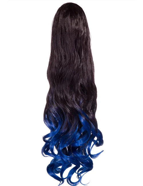 Curly 20" Dip Dye Claw Clip Synthetic Hair Ponytail - LF-39M