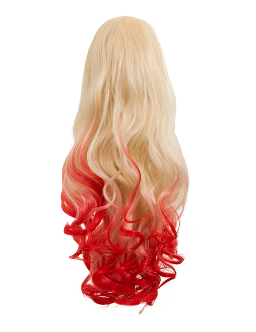 Curly 20" Dip Dye Claw Clip Synthetic Hair Ponytail - LF-39M