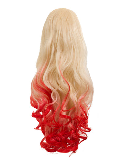 Curly 20" Dip Dye Claw Clip Synthetic Hair Ponytail - LF-39M