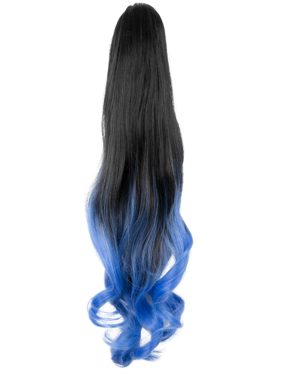 Curly 20" Dip Dye Claw Clip Synthetic Hair Ponytail - LF-39M