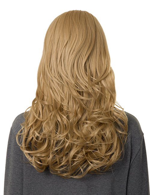 Lily Medium Length Wavy Half Head Wig
