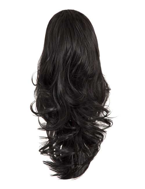 Reversible (2 styles in 1) Drawstring Ponytail - Laurel