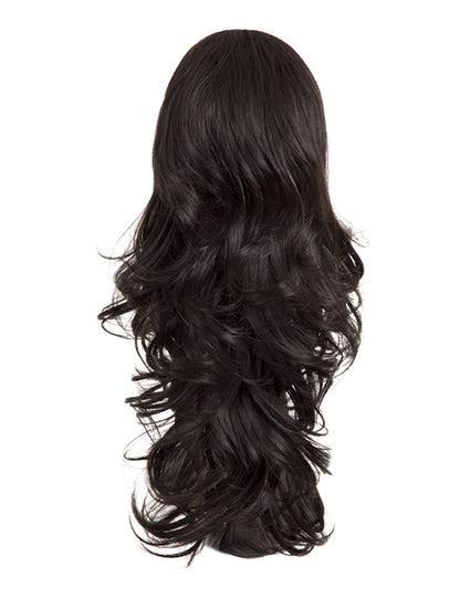 Reversible (2 styles in 1) Drawstring Ponytail - Laurel