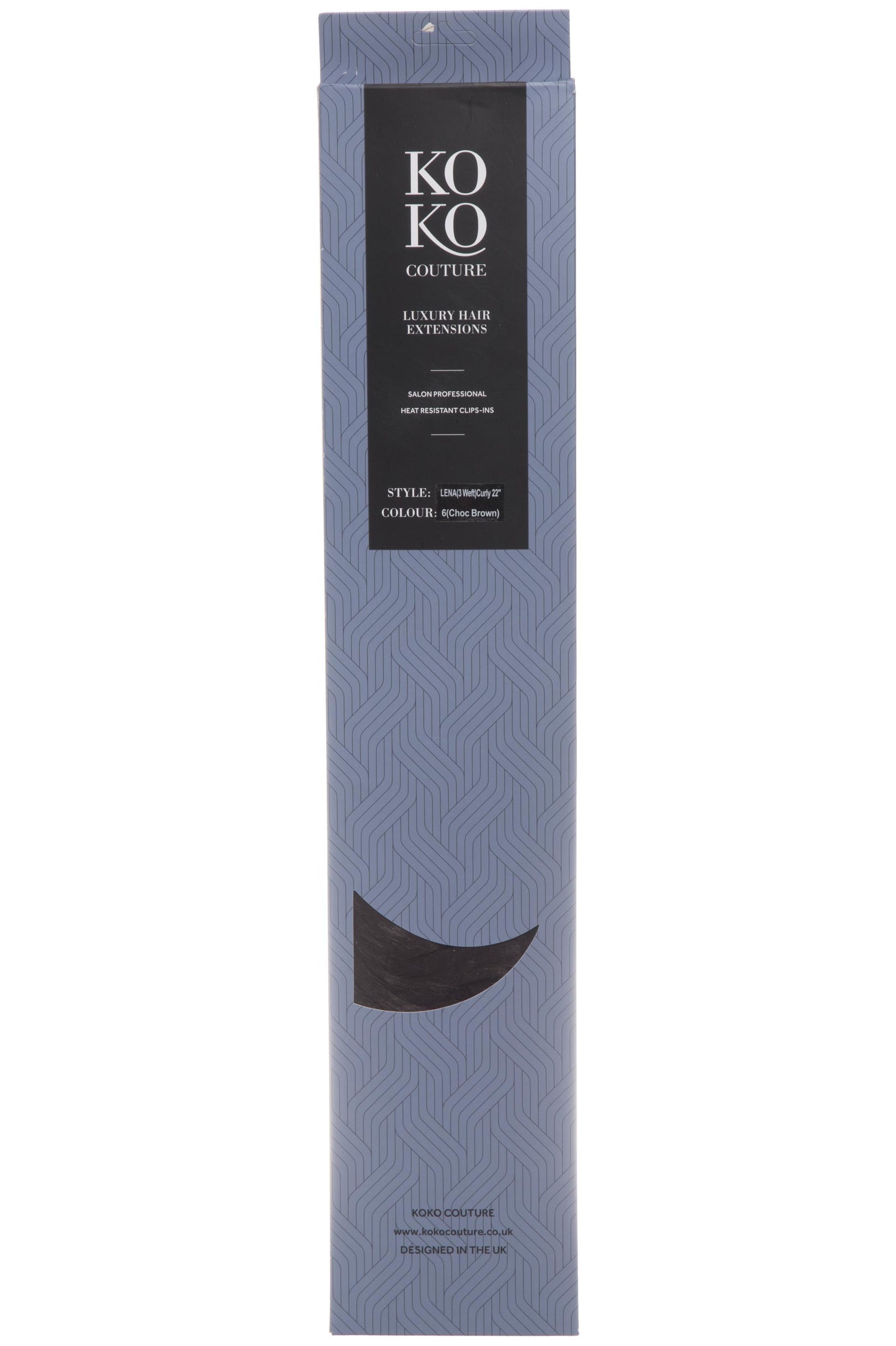 KOKO COUTURE - 3 Wefts 22" Curly Synthetic Hair Extensions - Lena