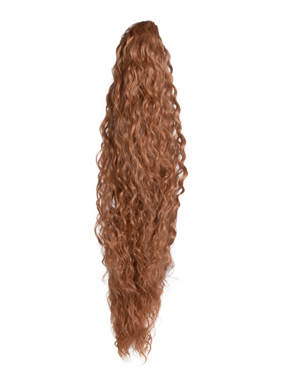 Claw Clip or Drawstring French Curl Style Ponytail - Mia