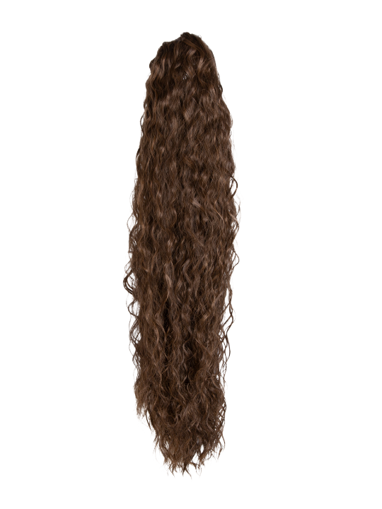 Claw Clip or Drawstring French Curl Style Ponytail - Mia