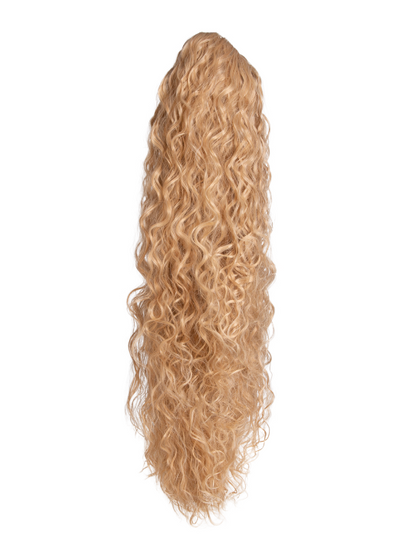 Claw Clip or Drawstring French Curl Style Ponytail - Mia