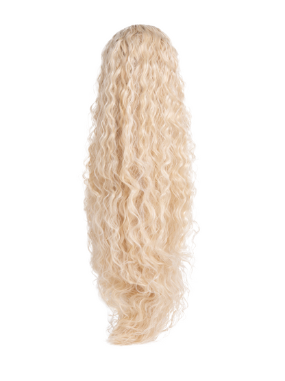 Claw Clip or Drawstring French Curl Style Ponytail - Mia