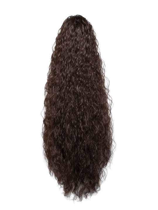 Claw Clip or Drawstring French Curl Style Ponytail - Mia