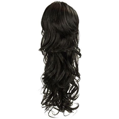 Long Curl with Volume Crown Drawstring Ponytail - Molly