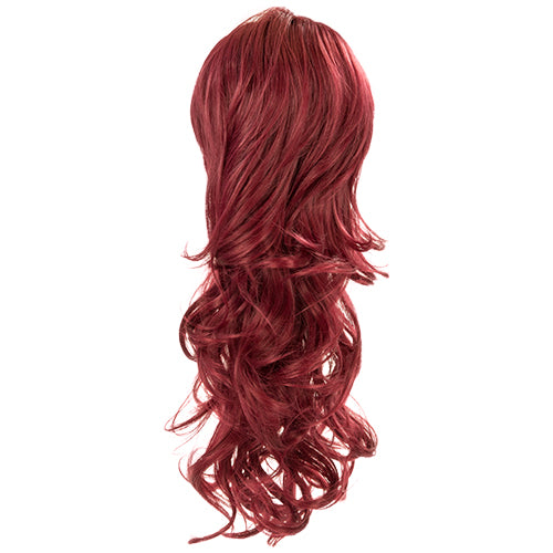 Long Curl with Volume Crown Drawstring Ponytail - Molly